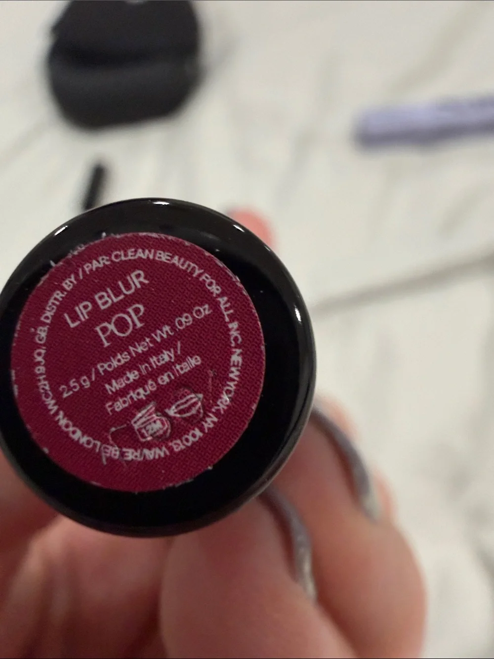 Saie Lip Blur Matte Lipstick Pop